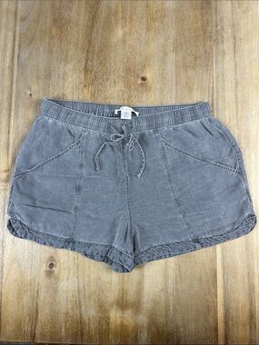 C&C California Linen Blend Casual Drawstring Short
